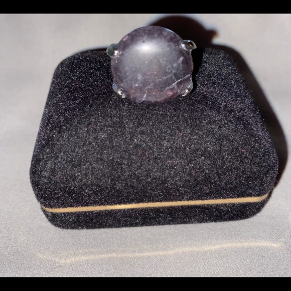 ART DECO AGATE RING - Picture 3 of 7